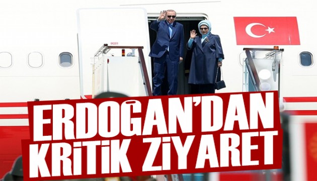 Cumhurbaşkanı Erdoğan Kazakistan'a gitti