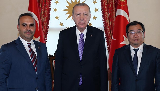 Erdoğan, Chery Başkanı Guibingi kabul etti