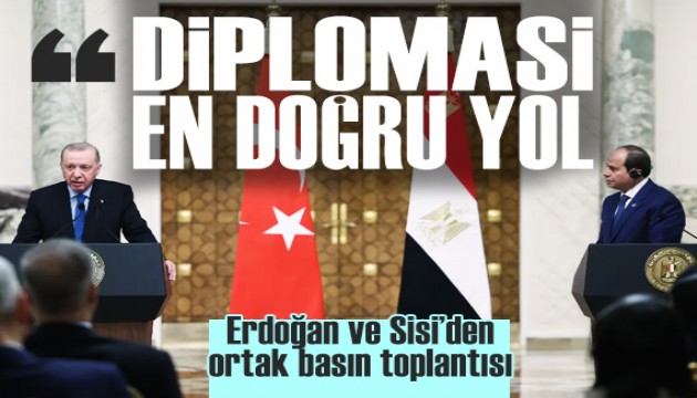 Erdoğan ve Sisi'den ortak açıklama