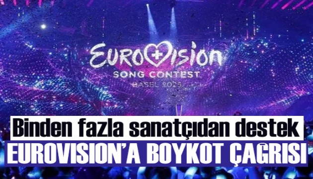 Eurovision'a İsrail boykotu çağrısı: Sanatçılar birleşti