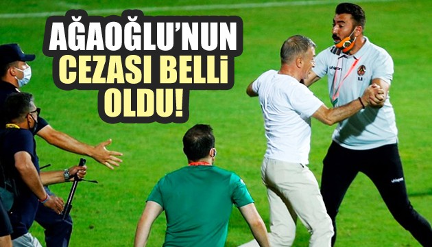 Ahmet Ağaoğlu'nun cezası belli oldu!