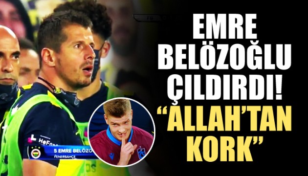 Emre Belözoğlu çıldırdı: Allah'tan kork