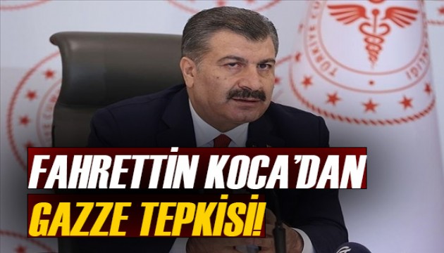 Fahrettin Koca'dan Gazze tepkisi: 'Harekete geçmeniz için daha ne olmalı?'