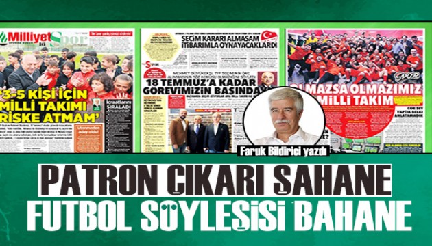 Faruk Bildirici: Holding nezaretinde futbol söyleşisi