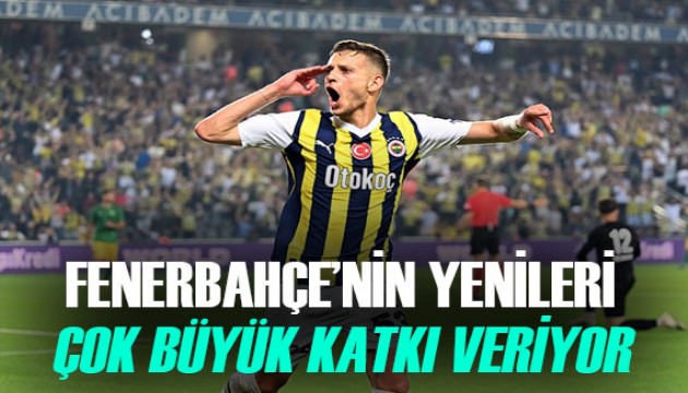 Fenerbahçe'nin yeni hücum hattından müthiş istatistik!