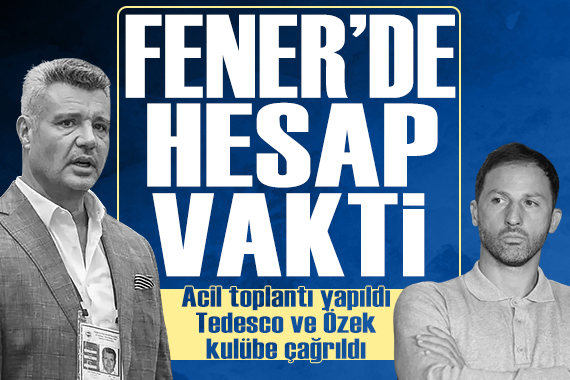 Fenerbahçe'de acil toplantı: Tedesco ve Özek kulübe çağrıldı