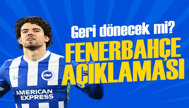 Ferdi Kadıoğlu'ndan geri dönüş açıklaması