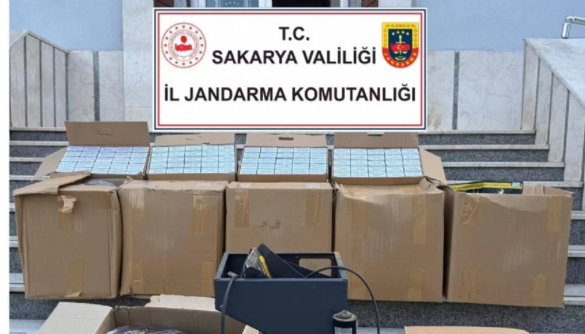 Sakarya'da kaçak tütün operasyonu