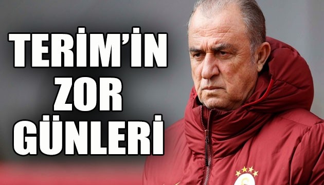 Fatih Terim'in zor günleri!