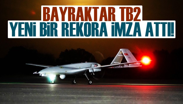 Milli SİHA Bayraktar TB2 400 bin uçuş saatini tamamladı