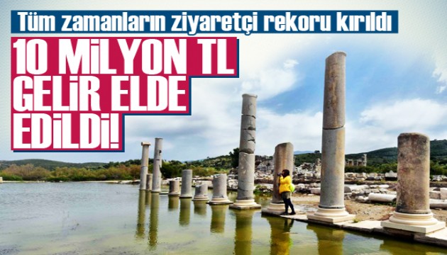 Patara'da tüm zamanların ziyaretçi ve gelir rekoru