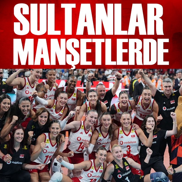 Avrupa Şampiyonu Filenin Sultanları manşetlerde | Spor manşetleri