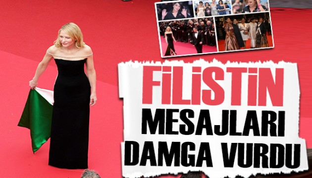 Cannes Film Festivali'ne Filistin'e destek mesajları damga vurdu