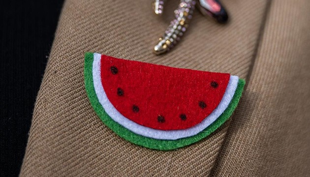 Filistin rozetine soruşturmaya tepki