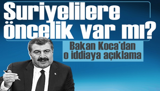 Bakan Koca'dan 