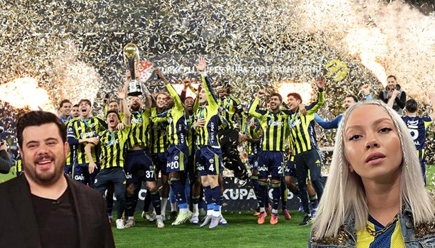 Ünlülerin Fenerbahçe sevinci