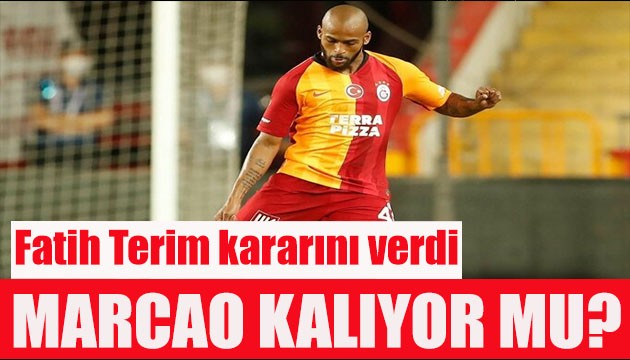 Fatih Terim'den Marcao kararı