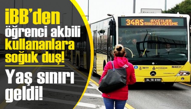 İstanbulkart'ta öğrenci indirimine 30 yaş sınırı getirildi!