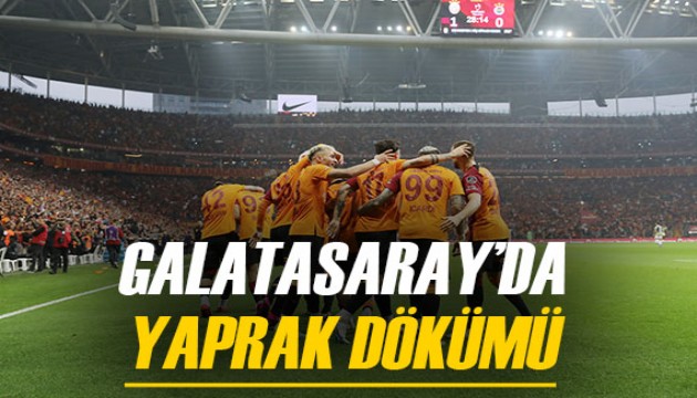 Galatasaray'da kadro mühendisliği başlıyor! 5 isme yol verilecek