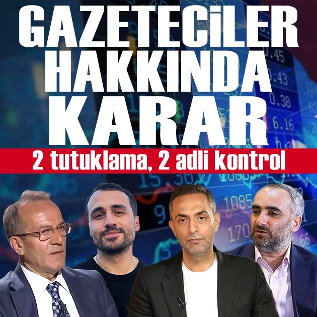 Gazeteciler Şaban Sevinç ve Mustafa Balcı tutuklandı, Murat Ağırel ve İsmail Saymaz'a adli kontrol