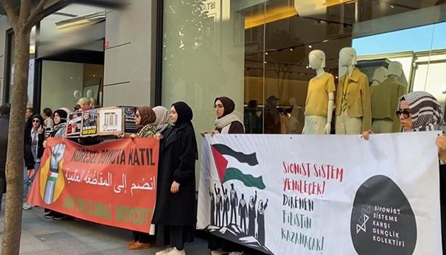 Şişli'de tabutlu protesto