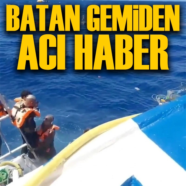 Girne'de batan yolcu gemisinden acı haber: Can kayıpları var