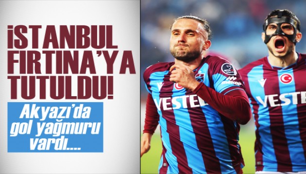 Trabzonspor, İstanbulspor'u farklı geçti!