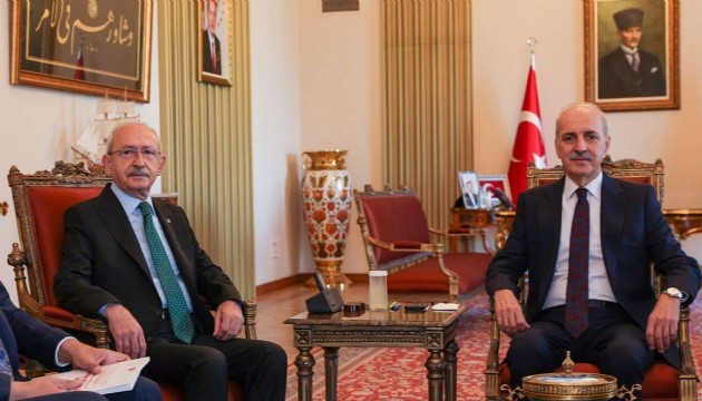 Kılıçdaroğlu, Numan Kurtulmuş'u ziyaret etti