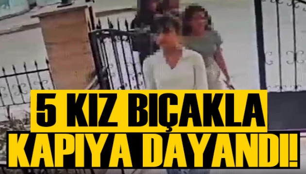 Akıl alma akran zorbalığı: 5 kız bıçakla kapıya dayandı