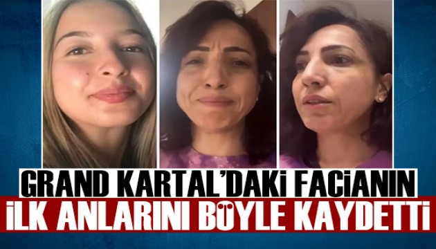 Grand Kartal'da dehşetin ilk anlarını böyle kaydetti