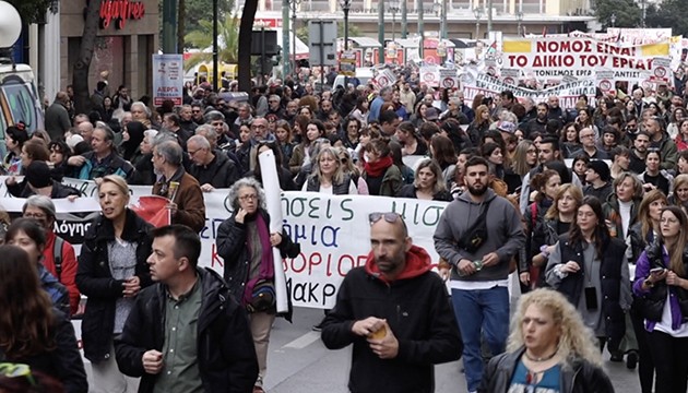 Yunanistan'da grev kararı