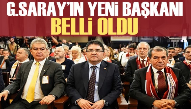 Galatasaray'ın yeni başkanı belli oldu