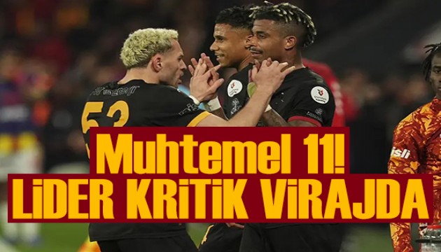 Galatasaray Kocaelispor'u konuk ediyor: Muhtemel 11