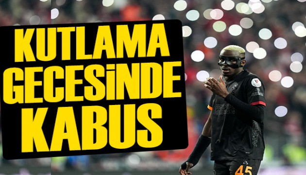 Kutlama gecesinde kabus | Spor manşetleri