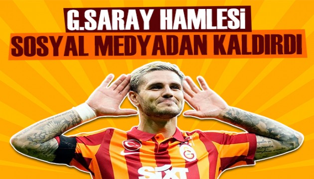 Icardi'den Galatasaray hamlesi: Sosyal medyada kaldırdı...