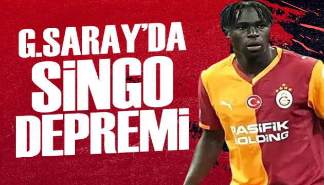 Galatasaray'da Singo depremi: Bonservisini açıkladılar