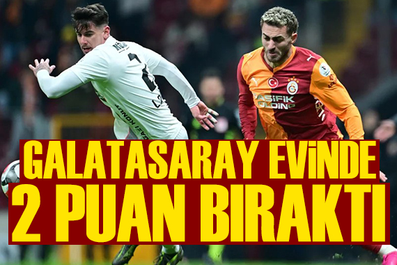 Galatasaray evinde kayıp!