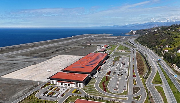 Rize-Artvin Havalimanı'nı 294 bin kişi kullandı