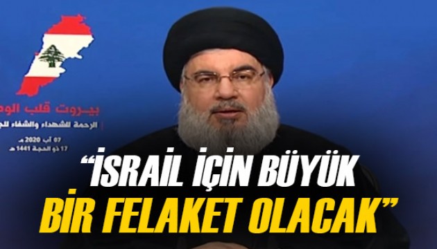 Hizbullah liderinden çarpıcı sözler: 'Savaş bilançosu İsrail için büyük bir felaket olacak'