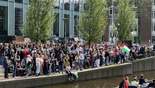 Hollanda'daki üniversitelerde Filistin eylemleri sürüyor