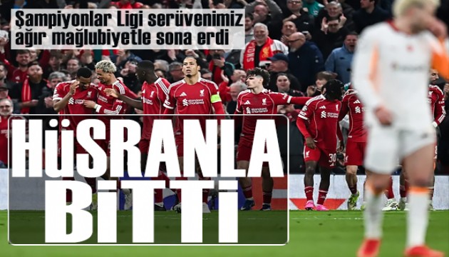 Galatasaray Şampiyonlar Ligi'ne veda etti