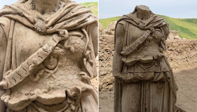 Athena heykeli gün ışığına kavuştu