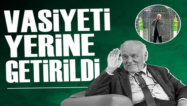İlber Hoca'nın vasiyeti yerine getirildi