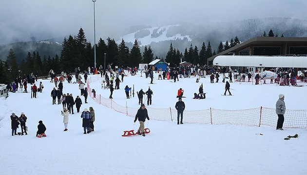 Ilgaz'da hafta sonu yoğunluğu