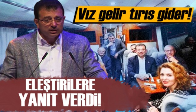 İmamoğlu'ndan eleştirilere yanıt: Vız gelir tırıs gider!