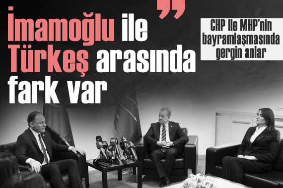 CHP ile MHP'nin bayramlaşmasında dikkat çeken İmamoğlu-Türkeş diyaloğu