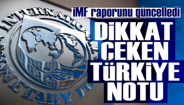 İMF ekonomik görünüm raporunu güncelledi: Türkiye ile ilgili dikkat çeken yorum