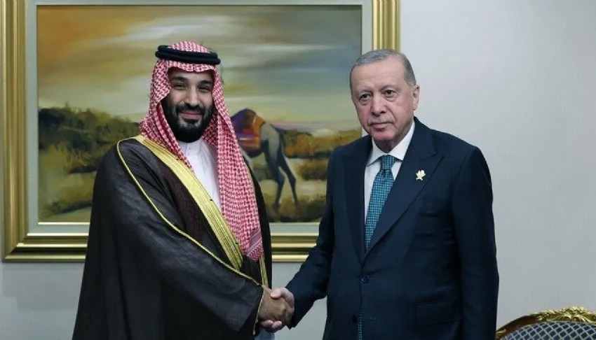 Cumhurbaşkanı Erdoğan, Prens Bin Selman ile görüştü