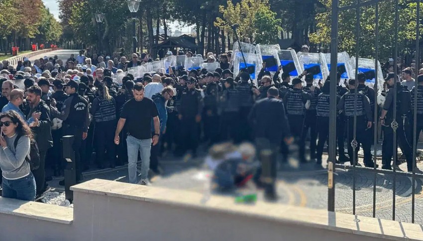 Emeklilerin eyleminde acı olay: Emekli polis canına kıydı