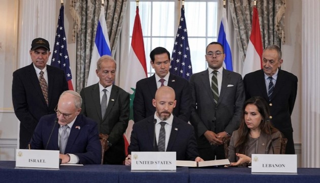 Lübnan ile İsrail imzaları attı